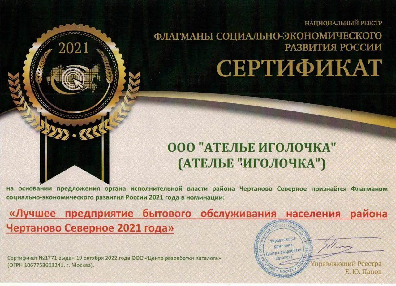 Флагман социально-экономического развития России, 2021